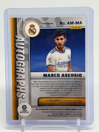 Marco Asensio Autograph Real Madrid Mosaic