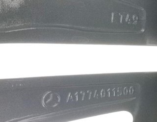 Mercedes-benz 2319937 llanta a1774011500 clase a a