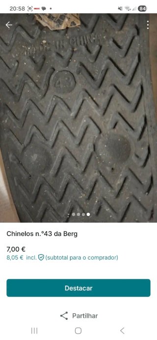 Chinelos Berg n.º 43
