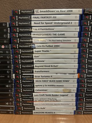 Lote juegos PlayStation 2.