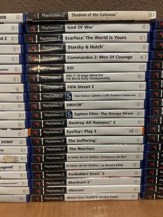 Lote juegos PlayStation 2.