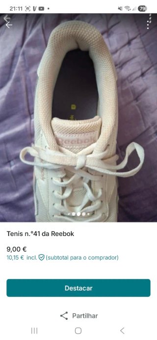 Tênis Reebok n.º 41