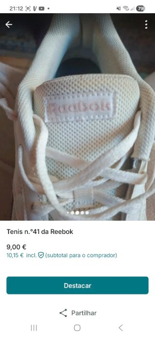 Tênis Reebok n.º 41