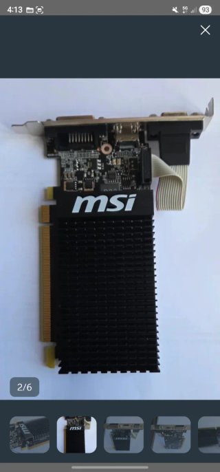 Tarjeta gráfica MSI geforze 710 2gb