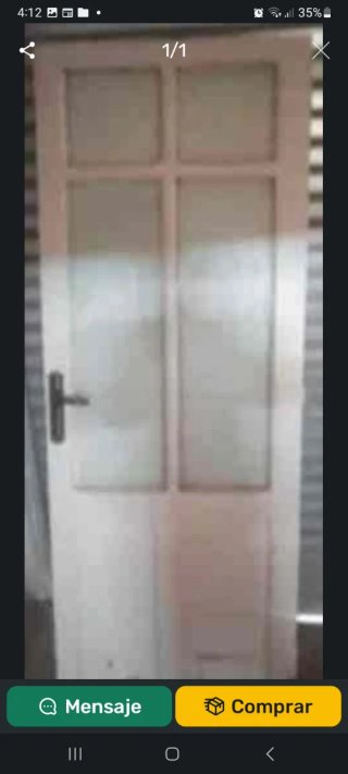 Puerta clásica cristal 61.5x191x3.5