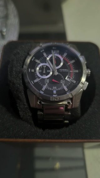 Reloj Fossil Cronógrafo Negro/Plateado