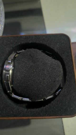 Reloj Fossil Cronógrafo Negro/Plateado