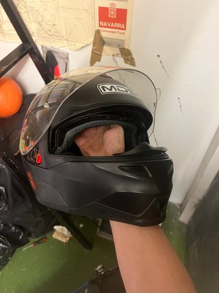 Casco Moto MDS Negro Integral