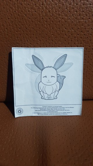 Pokemon Figure McDonalds Happy Meal 2016 Eevee
