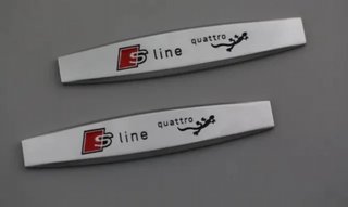 EMBLEMAS LOGO MATE AUDI SLINE LAGARTO