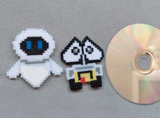 Imanes Wall-e y Eva para Nevera