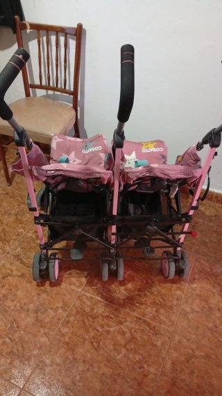 Seggiolini gemellari per passeggini pieghevoli