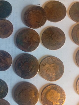 Monedas antiguas variadas