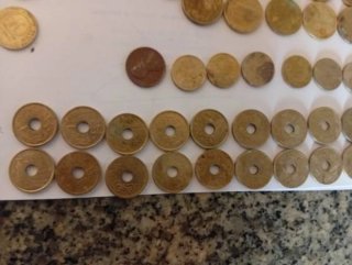 Monedas antiguas variadas