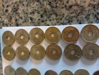 Monedas antiguas variadas