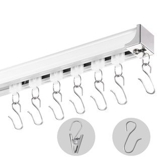 VEVOR Riel Cortina Techo 3,6m Flexible