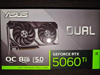 Tarjeta Gráfica ASUS DUAL RTX 5060 Ti 8GB
