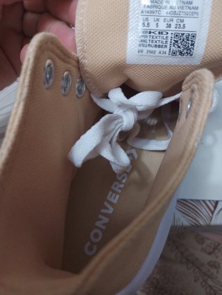 Converse Chuck Taylor Tg 38 colore albicocca