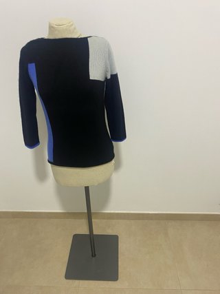 Jersey GAP Cachemira Negro y Azul