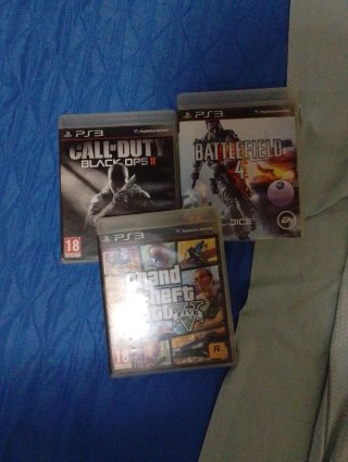 PS3 Juegos: Call of Duty, Battlefield 4, GTA V
