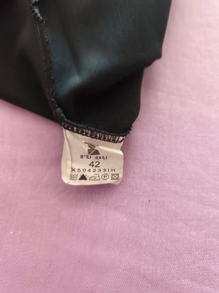 Falda midi tubo negra