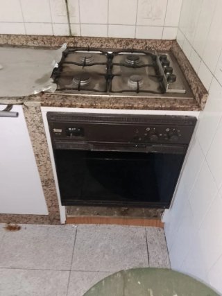 Cocina de gas con horno