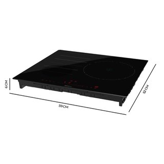 Placa de inducción Cecotec 3 fuegos 7400W