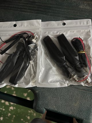Intermitentes LED Flecha Negro Moto Quad Atv