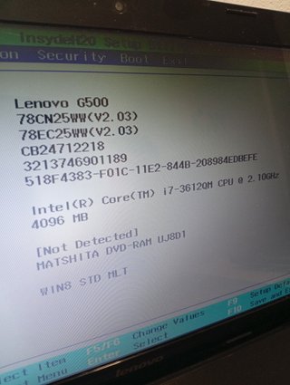 Portátil Lenovo i7 4096 MB RAM