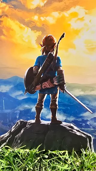 Zelda Breath of the Wild 70x30 400g/m²