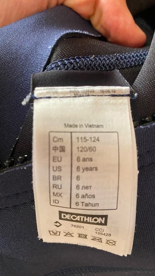 Traje neopreno Olaian 6 años