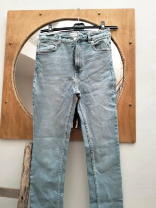 Jeans Zara attillati blu