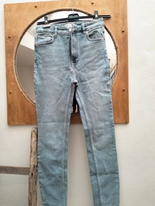 Jeans Zara attillati blu