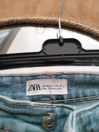 Jeans Zara attillati blu
