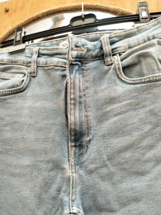 Jeans Zara attillati blu