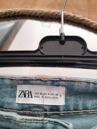 Jeans Zara attillati blu