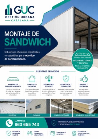 Instalación Panel Sándwich