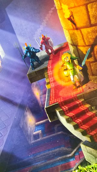 Zelda the Minish Cap Link vs Darknut Hyrule Dark