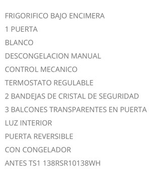 Mini nevera Teka blanca