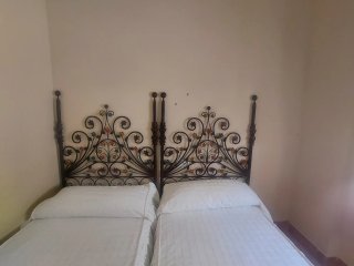 2 Cabeceros Cama Hierro Forjado Flores 90cm
