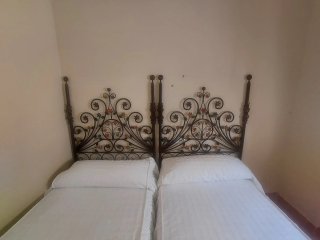 2 Cabeceros Cama Hierro Forjado Flores 90cm