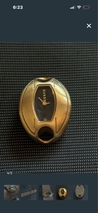 Reloj dorado de malla