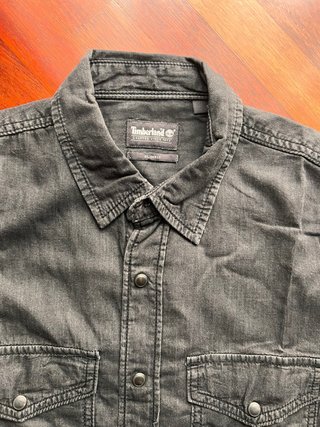 Camicia Timberland Nera Slim Fit Taglia S