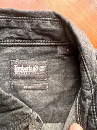 Camicia Timberland Nera Slim Fit Taglia S