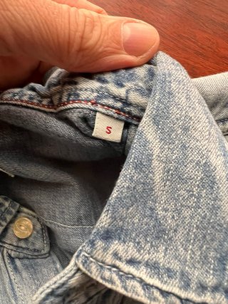 Camicia jeans Replay slim fit blu taglia S
