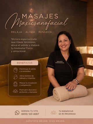 Masajes maxicranofacial