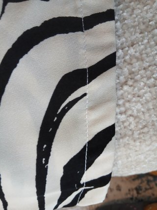 Pantalón holgado estampado, cebra, verano