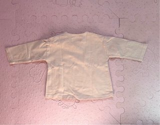 Camiseta Zara 6/9 meses rosa palo