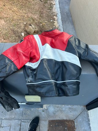 Chaqueta Moto y pantalón Cuero Vintage Sillmac