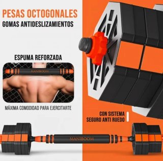 Juego de Pesas 20Kg Ajustable